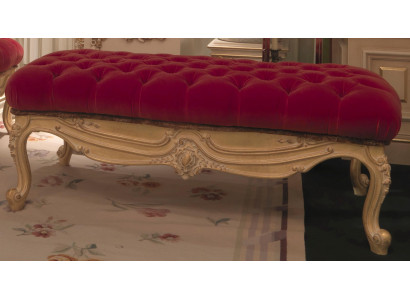 Clubhocker Wunnzëmmer Miwwelen Stull Fousshocker Polster Chesterfield Klassesch Neien