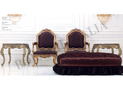 Couchtisch Dësch Beistelltisch Wunnzëmmertisch Holz Royal Beistell Barock Rokoko