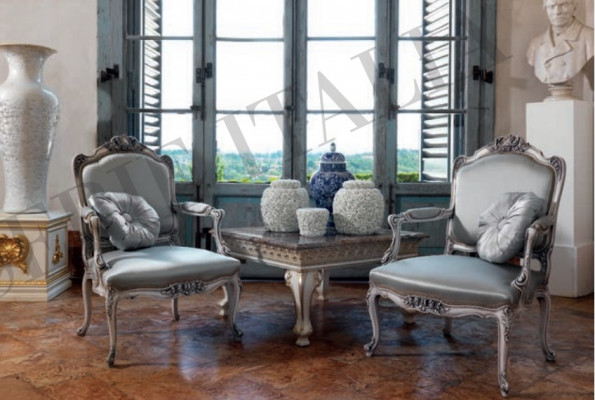 Stull Design Massivholz Armleefstelzen Luxus Fotel Iesszëmmer Wunnzëmmer Büro Miwwel