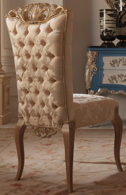Designer Stull Chesterfield Iesszëmmer Still Italienesch Miwwelen Ariichtung