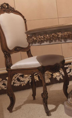 Iesszëmmer Still Miwwelen Barock Rokoko Iessdësch Still Italienesch Ariichtung Nei