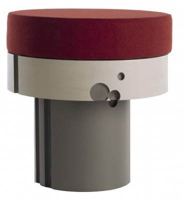 Pouf Foussocker Sëtz Hocker Polsterhocker Sëtzocker Édlen Designer Sëtzbank Nei