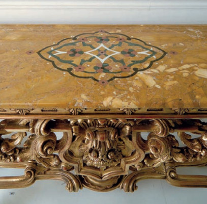 Konsolendësch Miwwel Holz Konsol Italienescht Sideboard Konsolen Massivholz Dësch