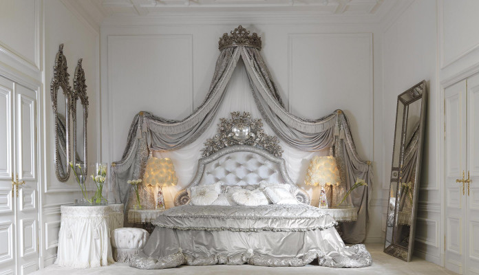 Chesterfield Bett Sëlwer Luxus Schlofzëmmer Better Italienesch Miwwel Design Nei
