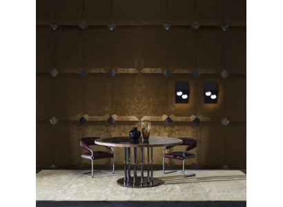 Ronnen Iessdësch Luxus Dësch Holz Iessdëscher Italienesch Miwwel Dëscher Iesszëmmer