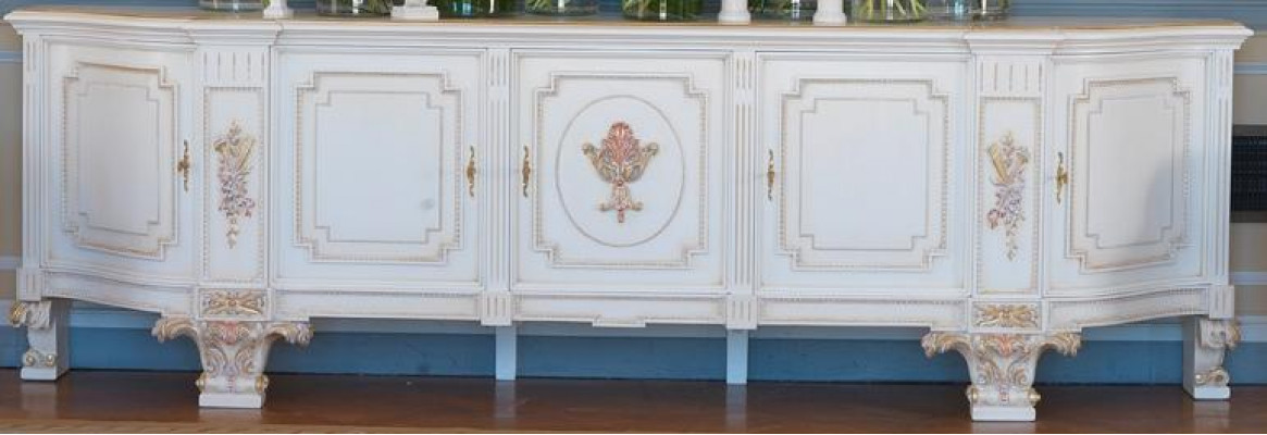 Kommoden Holz Schaf Wohnzimmer Miwwelen TV Schafswänn Design Sideboard Italien