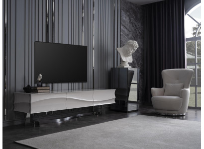 TV Schaf Schief Liewenzëmmer Sideboard Schaf rtv Sessel 2 Stéck.