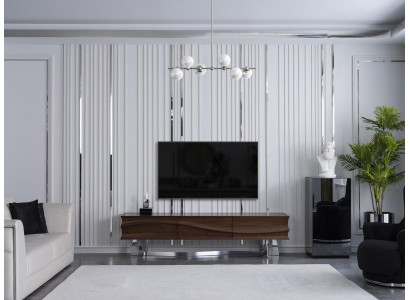 TV-Sideboard RTV Schaf Wohnzëmmer Schief Lowboard Stänner 220cm