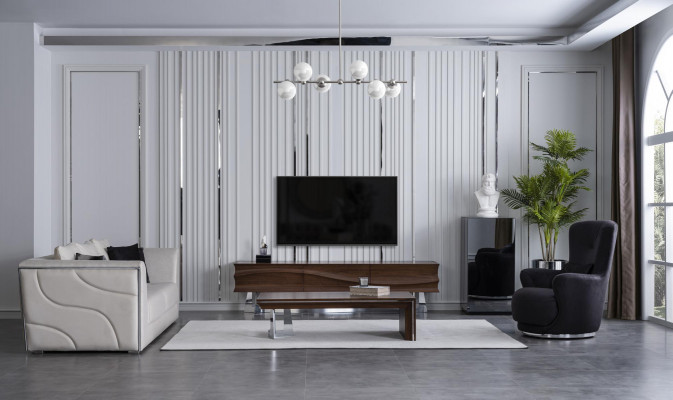 TV-Sideboard RTV Schaf Wohnzëmmer Schief Lowboard Stänner 220cm