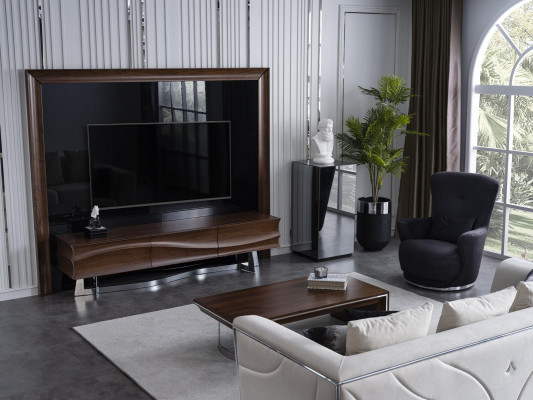 TV-Sideboard RTV Schaf Wohnzëmmer Schief Lowboard Stänner 220cm