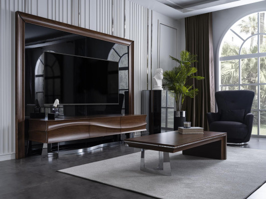 TV-Sideboard RTV Schaf Wohnzëmmer Schief Lowboard Stänner 220cm