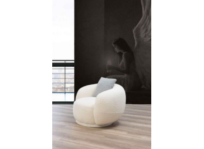 Moderne ronn Armstull Beige Lounge Miwwelen Club Ariichtung Design Still