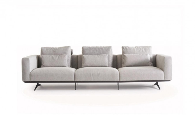 Sofagarnitur 4 1 2x Dësch fir d'Iesszëmmer Designer Canapéen Couchen Polster Sofas Modern