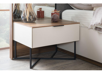 Nuetsdëscher Wäiss Modernen Design Miwwelen Luxus Elegantes Schéin Schlofzëmmer
