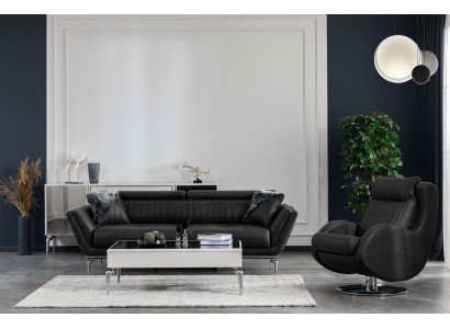 Wunnzëmmer Canapé-Garnitur 31 Couch Polster Miwwel Set Textil Luxus nei