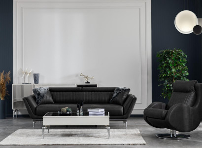 Wunnzëmmer Canapé-Garnitur 31 Couch Polster Miwwel Set Textil Luxus nei