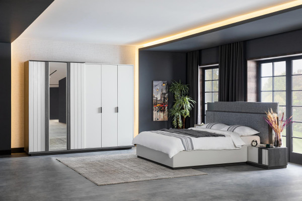 Schlofkummer Miwwelen Holz Kleederschaf Modernen Schaf Gro 260cm Loft
