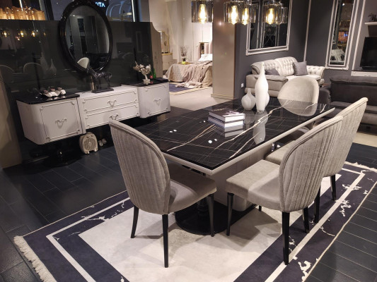 Luxus Iessdësch Design Dëscher Iesszëmmer Miwwelen Iessdëscher Dësch Wunnzëmmer 185x95