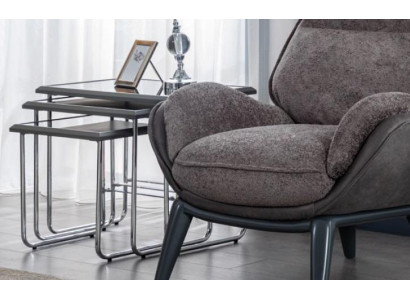 Niewentbänk Zëmmer Luxus Design nei Modern gro Material Holz