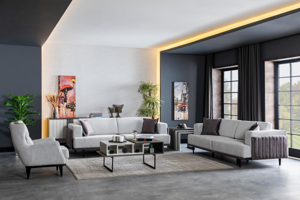 Niewentstischen Wunnzëmmer Luxus Design nei Modern gro Material Holz