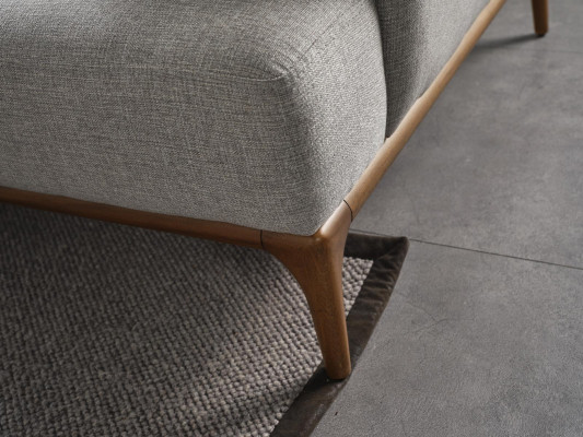 Ecksofa L Form Canapé Wunnzëmmer Polster Design nei gro Modern