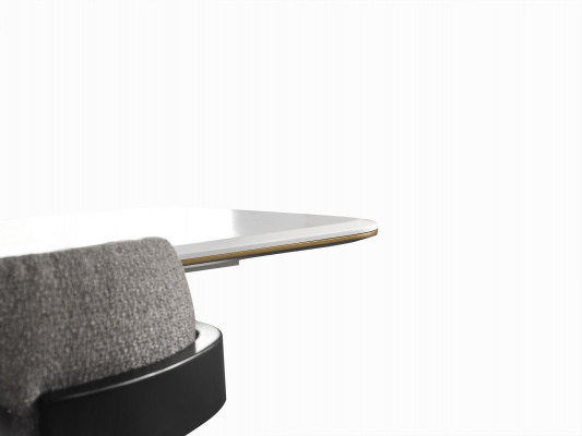 Dësch 6x Still Iesszëmmer Komplett Set Grupp Holz 7tlg nei Modern