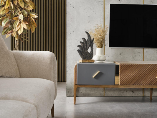 Wunnwand TV-Stänn Bicherregal Hänkschaf Schaf Modern nei