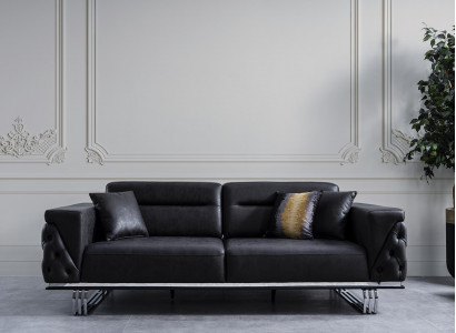 Wunnzëmmer Sofa 4 Sëtzer Luxus Designer Couch Polstersofas Modern