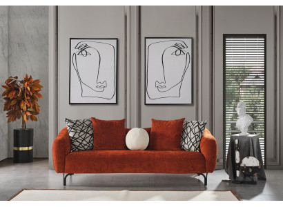 Canapé 3 Sëtz Wunnzëmmer Design Canapéen Polster Design Modern Miwwelen Nei