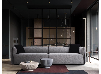 Canapéë Sëtz Stoff Design Dräisëtzer Luxus Canapé 4 Sëtzer Couch Miwwelen Neien