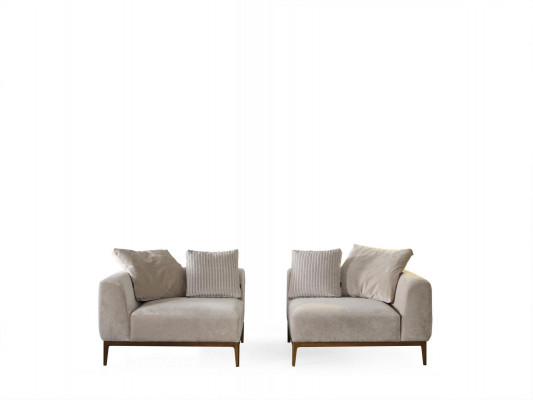 Canapé 3 Sëtzer wäiss Stoff Wunnzëmmer Luxus Miwwelen Couch Nei Modern