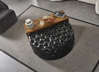 Wunnzëmmer Briedësch Set Pouf Design Luxus Miwwelen 2tlg nei Modern