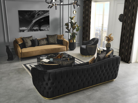 Couchtisch Design Miwwelen Luxus nei schwaarz Modern Wunnzëmmer Holz