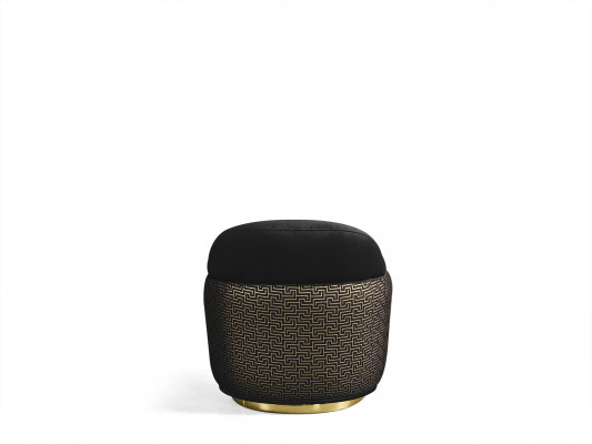 Fauteuil Wunnzëmmer Canapé Modern Textil Luxus Modern schwaarz nei