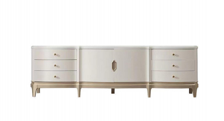 Sideboard Schaf rtv Stuff Fernseh Holz Miwwel Wäiss Lowboard Luxus