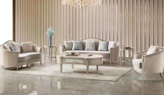 Soffagarnitur 3 2 1 Sëtz Set Design Sofa Couchen Canapé Modern