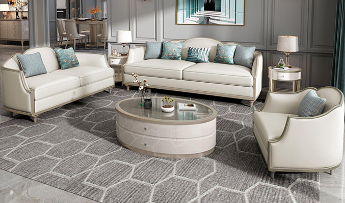 Sofagarnitur 3+2+1 Setzer Sofa Sëtz Couch Polster Modern Garnitur