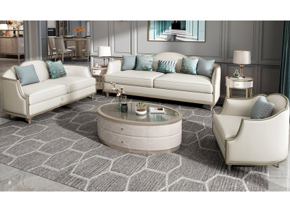 Sofagarnitur 3+2+1 Setzer Sofa Sëtz Couch Polster Modern Garnitur