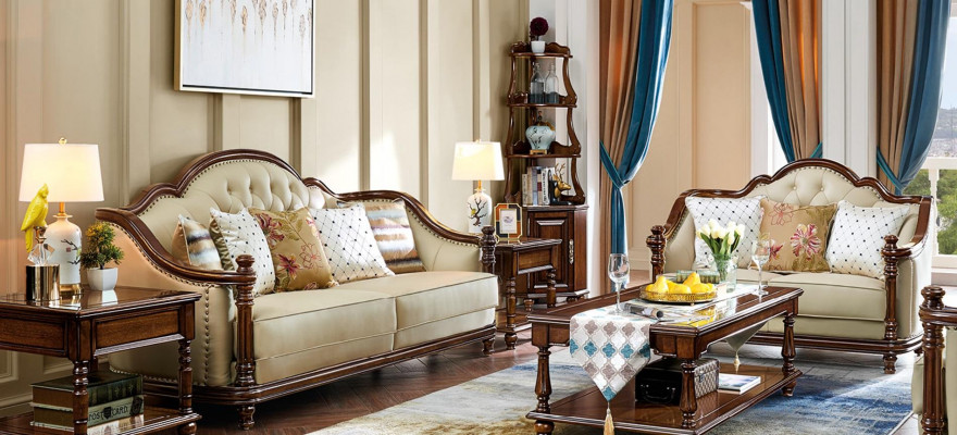 Klassesch Design Sofagarnitur 3+2 Sëtzer Garnitur Canapé 2 Stéck Set