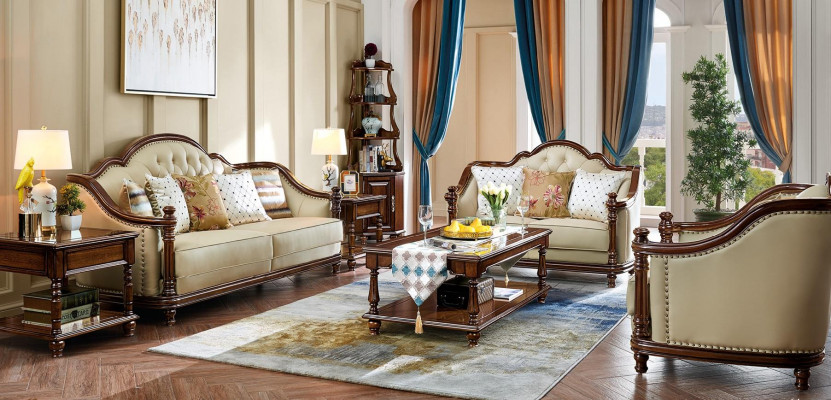 Sofagarnitur 3+2+1 Sëtzer Canapé Couch Garnitur Lieder Couch Klassesch