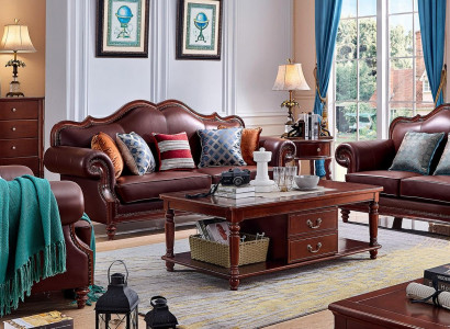 Canapé Set 3+2+1 Sëtz Sofa Wunnzëmmer Klassesch Miwwelen Design Couch