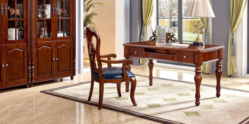 Büro Schreifdësch Armlehnestull Aarbechtszëmmer Büro Ariichtung Miwwelen