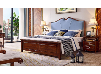 Schlofkummer Bett Nuetsdësch Better Duebel Holz Bettgestell Set 3tlg.