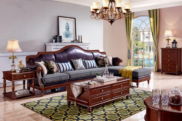 Canapé Dësch Wunnzëmmer Kaffisdësch Design Dëscher Miwwelen Luxus Holz