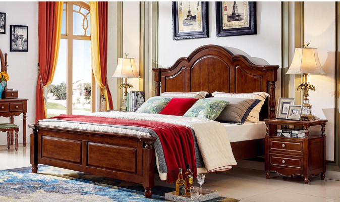 Klassescht Duebelbett Schlofkummer Bett Möbel Holz Better Massiv Braun