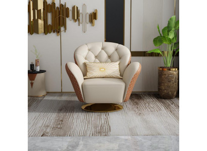 Dreebare Chesterfield Sëtz Fauteuil Still Polstermöbel Eensëtzer