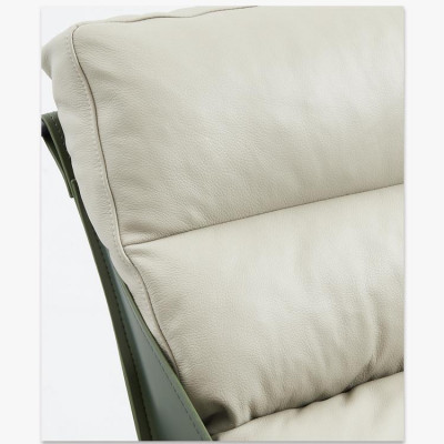 Set vu Sesselen + Hocker Luxus Relax Eenzelmiwwel Still Fousshocker 2 Deeler.