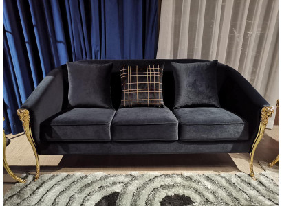 Däiwitz-Kanapé Polstersaachen Samt Luxus Ariichtung Stoff Kanapéen