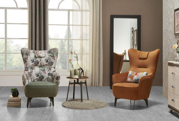 Ohrensessel Sëtz Fauteuil Stull Hotel Relax Miwwelen Kanzlei Empfang