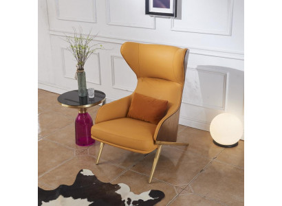 Luxus Fauteuil Einsitzer Sofa Canapé Miwwelen Ariichtung Kanzlei Hotel Nei